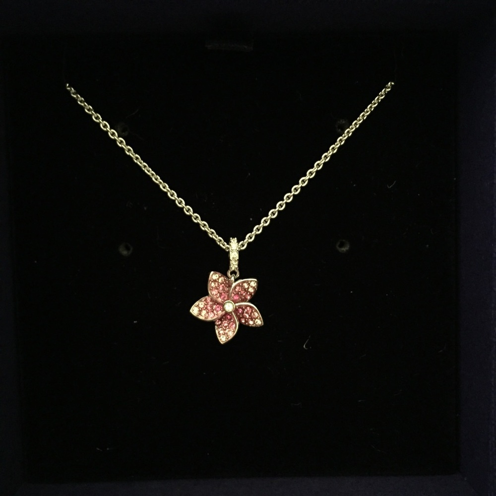 Swarovski Tropical Flower Necklace